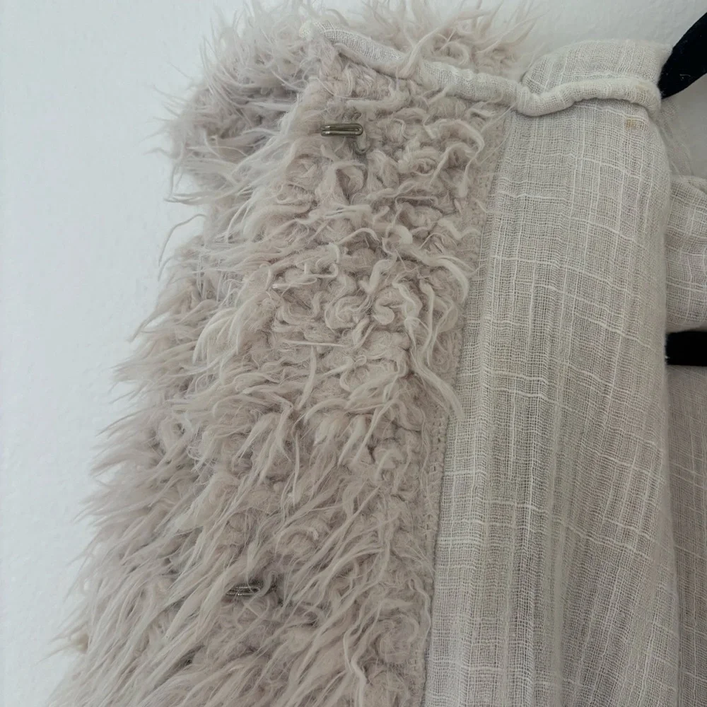 Free People One Zuri Parka Shaggy Coat - Picture 7 of 8